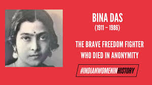 Bina Das: The Brave Freedom Fighter Who Died In Anonymity