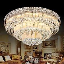 Kalri Modern K9 Crystal Chandelier Flush Mount Led Ceilin Https Www Amazon Com Dp B07n43wtmb Ref C Ceiling Lights Crystal Ceiling Light Crystal Chandelier