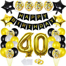30 Decoracion 40 Cumpleanos Mejor Calificado 2022 Chicago See Red