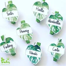 Have You Downloaded This Week S Freebie These Leaf Name Tags Are Included With The Banner We Have A Classroom Name Tags Plants Classroom Classroom Labels