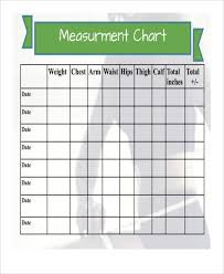 Measurement Chart Templates 9 Free Sample Example Format