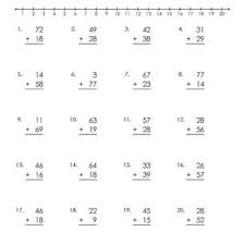 If the first column investigated. 10 Double Digit Addition Worksheets With Regrouping