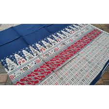 Terbuat dari bahan katun + satin yang nyaman dengan motif anyaman. Kain Batik Solo Motif Anyaman Biru Shopee Indonesia