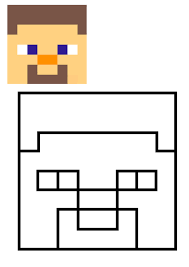 It is accompanied by the client.json file that lists the version's attributes. Steve S Head And The Suggested Coloring Option Razukraski Com