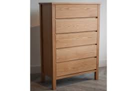 A sophisticated material mix, the geary collection finds harmony in light oak wood and luxe marble accents. Black Lotus Shaker Tall Five Drawer Chest Natural Bed Company