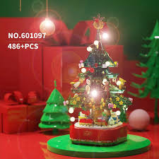 Product title novelty lights 100 light christmas mini light set, b. Christmas Series Creator Tree Music Box Wreath Building Blocks Figures Led Light Sound Playmobil Snow House Toys Kids Xmas Gifts Blocks Aliexpress