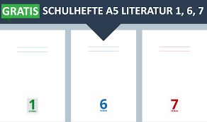 Maybe you would like to learn more about one of these? Kostenlos Schulhefte A5 Literatur 1 6 7 Convictorius