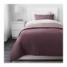 Finde tagesdecken & bettüberwürfe für ein gemütliches schlafzimmer: Ikea Karit 280x180cm Lila Bettuberwurf Tagesdecke Decke Kissenbezug Gunstig Kaufen Ebay