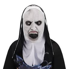 Nun Scary Latex Mask Halloween Party Town Cosplay Costume Full Head Creepy  Mask Witch Mask Horrific Zombie Evil Clown Witch, Masks