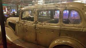 Found on display at the volo auto museum near. Bonnie And Clyde Death Car 7 29 18 Whiskey Pete S Hotel And Casino Youtube