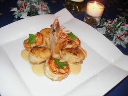 Noix De Saint Jacques Et Gambas Poelees A La Creme De Sauternes Recettes De Cuisine Noix De St Jacques Recette