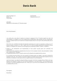 The job application letter highlights your related qualifications and experience also gives you the chance to improve your resume and also, increase the language in your application letter can be a bit more personal than the tone you normally use for a resume. It Security Analyst Cover Letter Example Kickresume