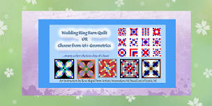 Eustis- Wedding Ring OR Choose from 48+ Geometric Barn Quilt Workshop