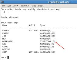 The default value will be added to all new records, if no other value is specified. Oracle Alter Table Modify Column Tutorial With Examples