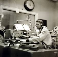 Disc Jockey Joe Gearing These pictures are of Joe Gearing, who in 1955 was  Erie's only all night DJ. The radio station was WLEU 1450, later WWGO and  WEYZ. Studios and offices