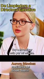 De Limpiadora a directora ejecutiva