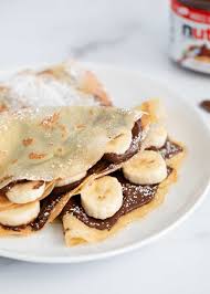 Easy Nutella Crepes Made In The Blender I Heart Naptime Recipe In 2020 Nutella Crepes Banana Nutella Crepes Nutella