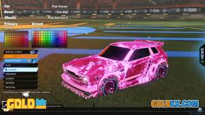 Rocket league is about to get tough! The Best Car In Rocket League Pink Fennec Design Rocket League Rocket Car