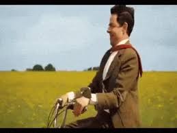 35 hilarious mr bean memes images gifs jokes pictures. Mr Bean Motorcycle Animated Gif