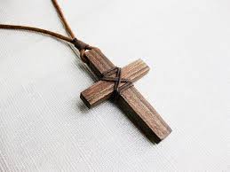 Walnut Wood Cross Necklace Wooden Cross By Natureartjewellery Wooden Jewelery Wooden Cross Wood Crosses