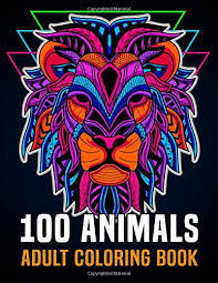 This is an adorable book of baby animals. 100 Animal Adult Coloring Book Stress Relieving Designs With Lions Tiger Dog Horses Cats And Many More Coloring Book For Adults Point Th Coloring 9798663743150 Amazon Com Books