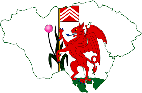 The coat of arms of the principality of wales is a coat of arms used by the prince of wales. File Flag Map Of Cardiff Wales Png Wikimedia Commons