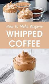 4 Ingredient Dalgona Whipped Coffee Recipe Step By Step Recipe Coffee Recipes Easy Coffee Recipes Recipes