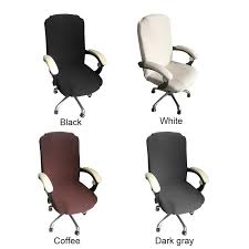 Everything else is covered with quality brown leather and nice, soft padding. Buy Office Chair Cover Spandex Stretch Swivel Seat Cover Armchair Seat Task Slipcover Zipper Protector At Affordable Prices Price 27 Usd Free Shipping Real Reviews With Photos Joom