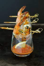 The shrimp is bursting with the flavor of the zesty marinade with lemon, garlic, shallots and herbs punctuating each bite. Shrimp Cocktail Shrimp Cocktail Homemade Cocktail Sauce Grilled Shrimp