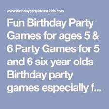 Fun Birthday Party Games For Ages 5 6 Party Games For 5 And 6 Six Year Olds Bi Birthday Party Games Birthday Party Games For Kids Alligator Birthday Parties