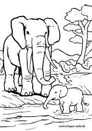 Weitere ideen zu elefanten, ausmalbilder, elefant. Tolle Malvorlage Elefant Wilde Tiere Kostenlose Ausmalbilder