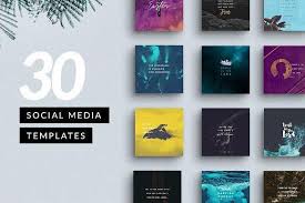 Customizable Social Media Pack By Roger Coles On Creativemarket Instagram Socialmedia Des Social Media Pack Social Media Template Template Design