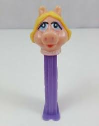Lot of 4 Vintage Muppet Pez Dispensers Mss Piggy, Kermit, Gonzo, & Fozzy  Bear (C