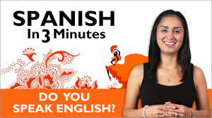 Speak now or forever hold your peace, said the judge.hable ahora o calle para siempre, dijo el juez. Learn Spanish Do You Speak English Youtube