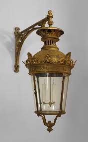 French Victorian Bronze Paneled Wall Lanterns 1 Victorian Lighting Wall Lanterns Victorian