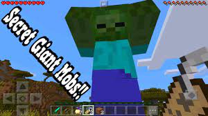 Today i'll be showing off how to spawn giant mobs in minecraft 1.14! How To Spawn Secret Giant Mobs In Minecraft Pocket Edition Youtube