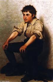 John George Brown Shoeshine Boy Brown Art Brown Painting George