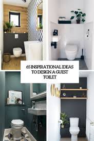 Make your small bathroom a sanctuary this year. 65 Inspirational Ideas To Design A Guest Toilet Digsdigs