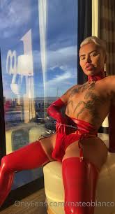 Mateo Blanco in red latex OnlyFans new video