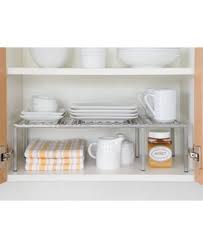 Seville Classics Expandable Kitchen Cabinet Shelf Organizer Reviews Cleaning Organization Home Macy S Kitchen Cabinet Shelves Kitchen Cabinet Organization Kitchen Drawer Organization