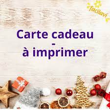 Carte Cadeau Pour Senior A Imprimer A La Maison - Facilavi