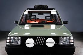 Garage Italia Customs Electrifies Classic Fiat Panda 4x4 Gives It New Looks Too Carscoops Fiat Panda Fiat Panda