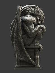 Cthulhu Statuette I Art Print By Samize X Small In 2020 Cthulhu Statue Cthulhu Cthulhu Art