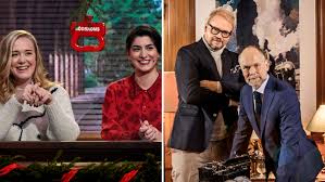 I programspecialen tävlade björn ferry och maria pietilä holmner mot anders blomquist och jacob hård , medan yvette hermundstad och andré pops agerade programledare och domare. Malmo Duo In On The Line Nightmare Resistance Hit