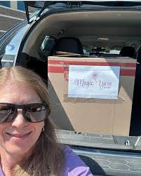 Thanks to Chapter Leader, Amy Droste, and the Denver Chapter of the Magic  Yarn Project, 45 wigs and beanies were recently delivered to Rocky Mountain  Pediatric Hematology and Oncology Department. Thank you