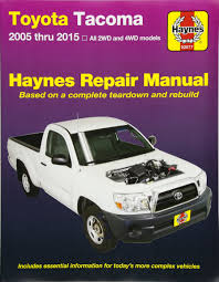We have the following 2005 toyota 4runner manuals available for free pdf download. Toyota Tacoma 2005 Thru 2015 All 2wd And 4wd Models Haynes Repair Manual Editors Of Haynes Manuals 0038345920776 Amazon Com Books