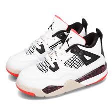 Details About Nike Jordan 4 Retro Td Bright Crimson Hot Lava Toddler Infant Shoes Bq7670 116