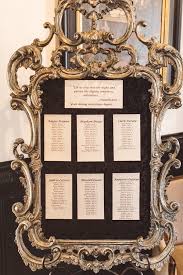 Picture Of The Wedding Seating Chart Was Very Elegant In A