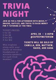 If you can ace this general knowledge quiz, you know more t. Trivia Night Poster