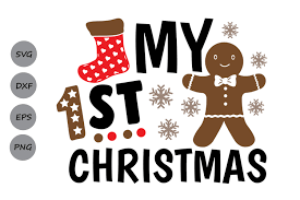 Download My First Christmas Graphic By Cosmosfineart Creative Fabrica PSD Mockup Templates